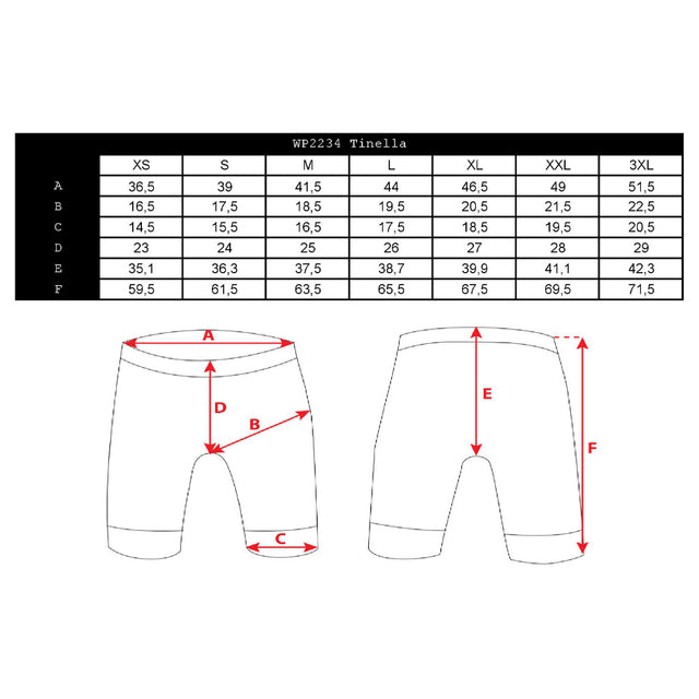 Silvini women's shorts WP2028 Tinella